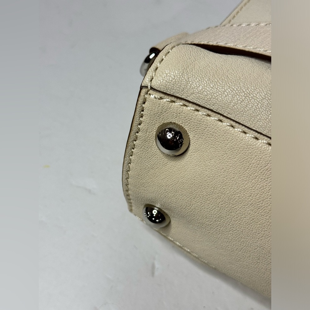 Michael Kors Hamilton Satchel Shoulder Bag Ivory - Picture 11 of 14